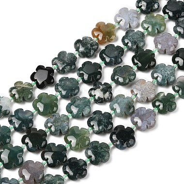 Natural Moss Agate Beads Strands(G-NH0009-A01-02)-2