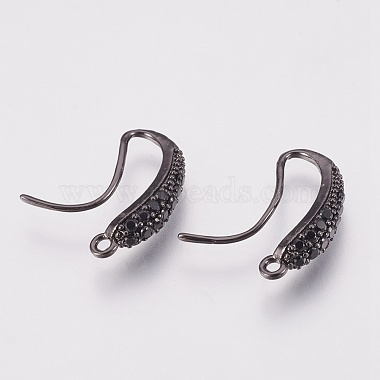 Gunmetal Black Brass Earring Hooks