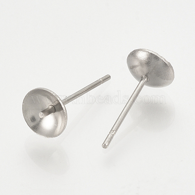 Boucles d'oreilles à tige en acier inoxydable résistant au ternissement 304(STAS-T019-4)-2