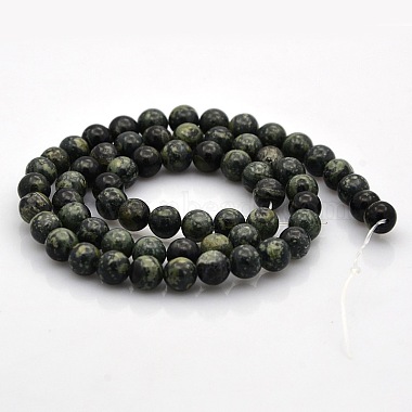 Natural Kambaba Jasper Beads Strands(G-N0120-09-6mm)-2