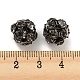 Gunmetal Brass Rhinestone Beads(RB-F035-05A-01)-3