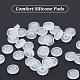 sunnyclue 100piezas de almohadillas de plástico Comfort TPE para pendientes de clip(FIND-SC0003-17)-4