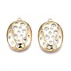 Brass Micro Pave Clear Cubic Zirconia Pendants(KK-N232-258)-1