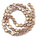 Spray Painted Shell Pearl Beads Strands(SSHEL-R045-01)-2