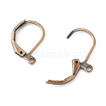 Red Copper Brass Earring Hoop(EC223-R)