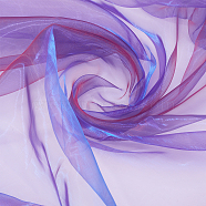 Polyester Organza Fabric, for Clothing Accessories, Dark Violet, 150~151x0.01cm, 5m/pc(DIY-WH0003-138B)