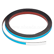 Plastic Edging Band, for Cabinet Repairs, Furniture Restoration, Silver, 11x1mm(DIY-WH0302-30B)