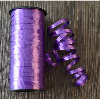 Balloons Ribbon, Curling Ribbon, for Party Decoration, Dark Orchid, 5x0.1mm, about 100yards/roll(91.44m/roll)
