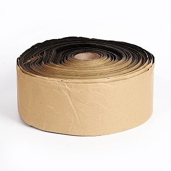 Adhesive Velvet Flocking Liner, for Jewelry Drawer Craft Fabric Peel Stick, Black, 100mm, about 50yards/roll