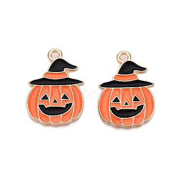 Halloween Theme Alloy Enamel Pendants(ENAM-T020-07A)-2