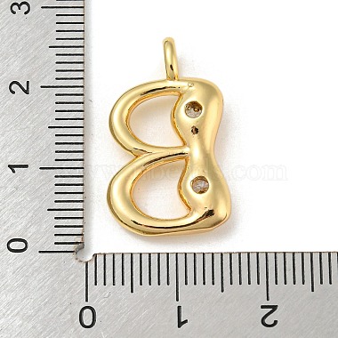 Rack Plating Brass Micro Pave Cubic Zirconia Pendants(KK-A200-24G-B)-3