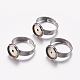 componentes de anillos de dedo de acero inoxidable ajustables 201(STAS-I097-038P)-1
