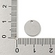 anlaufgeschützte 304 Edelstahlanhänger(FIND-M017-02P-K)-3