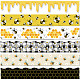 Autocollants décoratifs de bordure en papier enduit 60 pièce(STIC-WH0020-005)-1