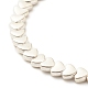 Bracelet extensible en perles de coeur en alliage pour femme(BJEW-JB07722-02)-4