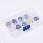 Natural Mixed Stone, Heart Love Stone, Pocket Palm Stone for Reiki Balancing, 19x23x10.5mm, 10pcs/box(G-R461-30-B)