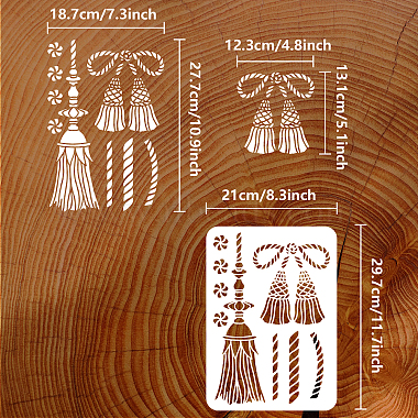 Schablonenvorlagen aus Kunststoff zum Zeichnen(DIY-WH0396-195)-2