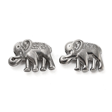 Stainless Steel Color Elephant 316 Surgical Stainless Steel Beads