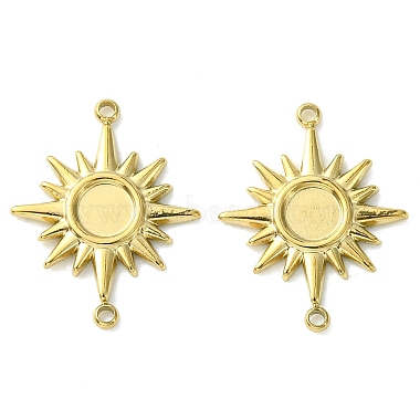 Real 14K Gold Plated Sun 304 Stainless Steel Links