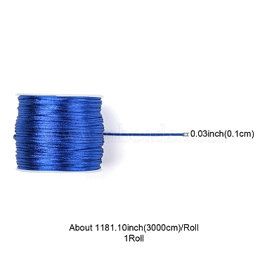 Cordón satinado cola de rata de nailon de 30 m(NWIR-YW0001-04-16)-4