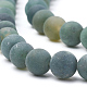Chapelets de perles en agate mousse naturelle(G-T106-018)-2