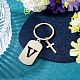 1Pc Stainless Steel Keychains(KEYC-TADJ0001-08V)-3
