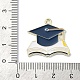 Graduation Theme Alloy Enamel Pendants(ENAM-G226-01D)-4