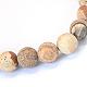 Frosted Natural Picture Jasper Round Bead Strands(G-E334-4mm-26)-2