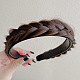 Fashion Style Plastic Wig Braided Hair Bands(OHAR-PW0001-176D)-1