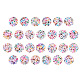 Craftdady 1300Pcs 26 Style Opaque White Acrylic Beads(SACR-CD0001-02)-1