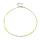 Bling Glass Beaded Necklace for Women(NJEW-PH01492-06)-1