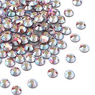 Preciosa&reg Crystal Hotfix Flatback Stones, Czech Crystal, Round(438 11 612 Chaton Rose VIVA 12 &reg), 70020 200 Light Rose AB, SS8(2.3~2.5mm)(Y-PRC-HSS8-70020-200)