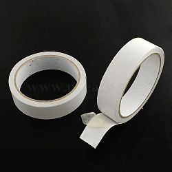 Office School Supplies Double Sided Adhesive Tapes, White, 20mm, about 10m/roll, 11rolls/group(TOOL-Q007-2cm)