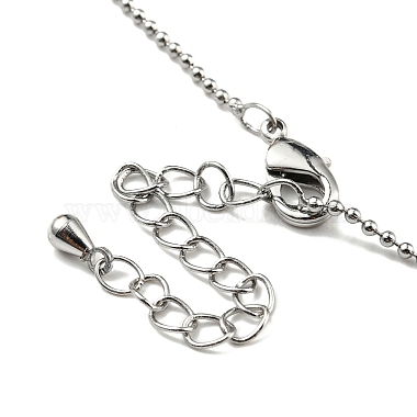 Brass Ball Chain Necklaces Making(MAK-L025-01P)-3