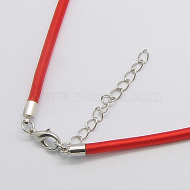 Silk Cord Necklaces Making(NFS005)-3