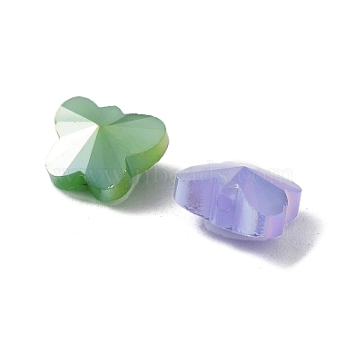 Electroplate Butterfly Glass Beads(EGLA-A036-05)-2