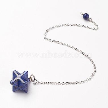 Chakra Natural Lapis Lazuli Dowsing Pendulums(G-F516-01E)-1
