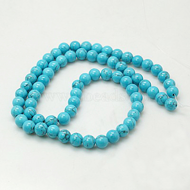 Natural Mashan Jade Round Beads Strands(G-D263-6mm-XS33)-2