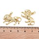 Lion Rack Plating Brass Pendants(KK-G512-14G)-3