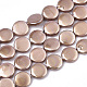 Spray Painted Shell Pearl Beads Strands(SSHEL-R045-02)-1