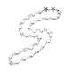 304 Stainless Steel Link Chain Necklaces(NJEW-L457-008P)-2
