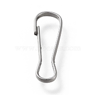 304 Stainless Steel Quick Link Connectors, Linking Rings, Oval, Stainless Steel Color, 22x8x2mm(STAS-K194-33P)