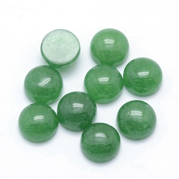 Natural Jade Cabochons, Half Round, 6x3~3.5mm