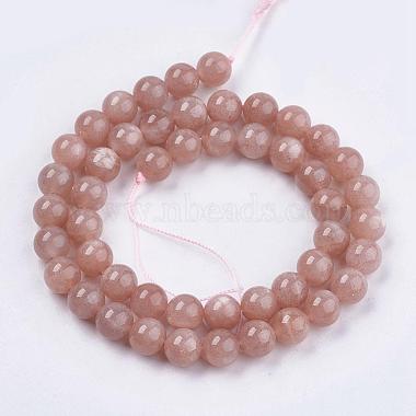 Natural Sunstone Beads Strands(G-J157-8mm-07)-3