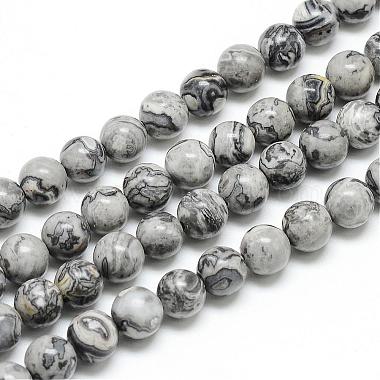 10mm Round Netstone Beads