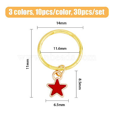 Independence Day Theme DIY Hair Accessories(PALLOY-PH01473)-2