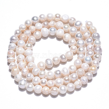 Natural Cultured Freshwater Pearl Beads Strands(PEAR-N013-03E)-4
