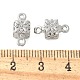 Brass Micro Pave Cubic Zirconia Connector Charms(KK-U056-18P)-3