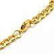 304 Stainless Steel Curb Chain/Twisted Chain Bracelet Making(STAS-A028-B122G)-2