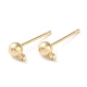 Rack Plating Brass Stud Earring Settings(KK-F090-16LG-02)-1